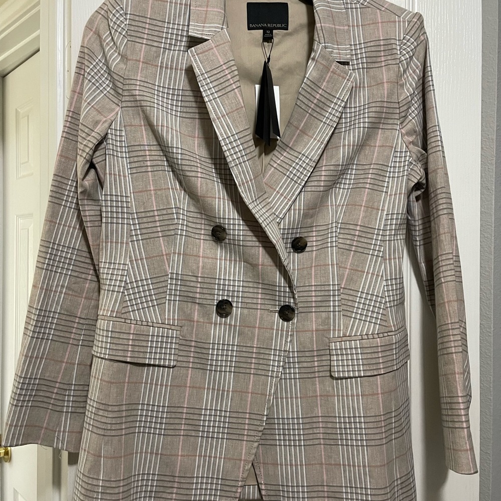 Plaid blazer
